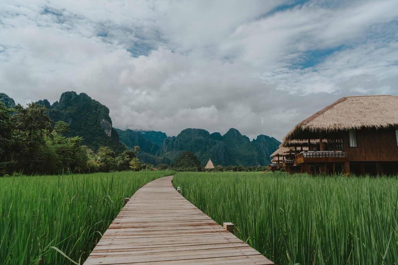 Viengtara Vangvieng Resort Vang Vieng Buitenkant foto