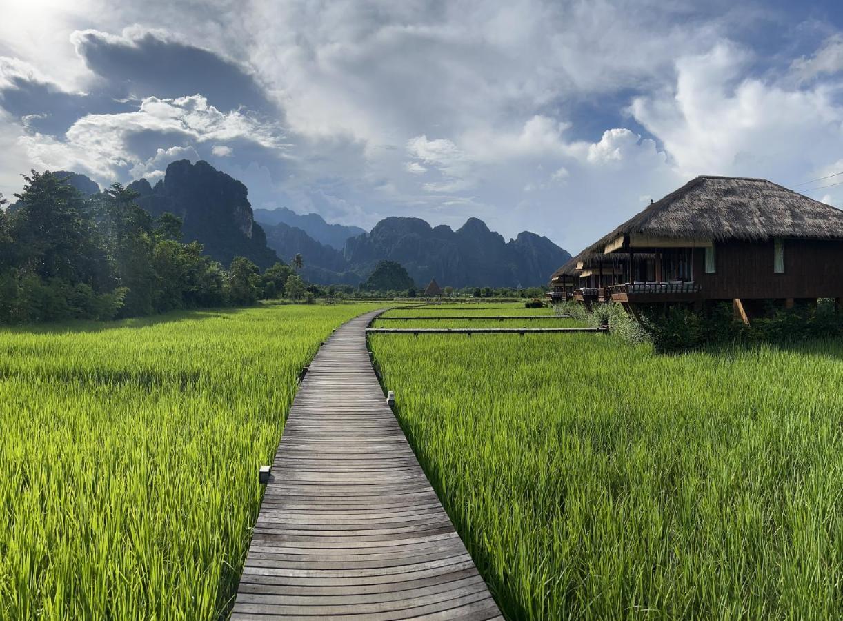 Viengtara Vangvieng Resort Vang Vieng Buitenkant foto