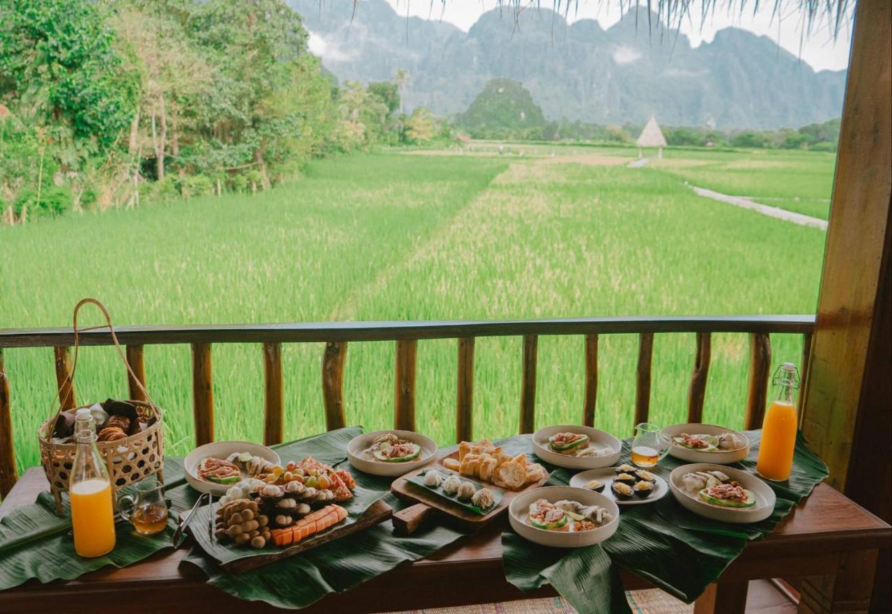 Viengtara Vangvieng Resort Vang Vieng Buitenkant foto