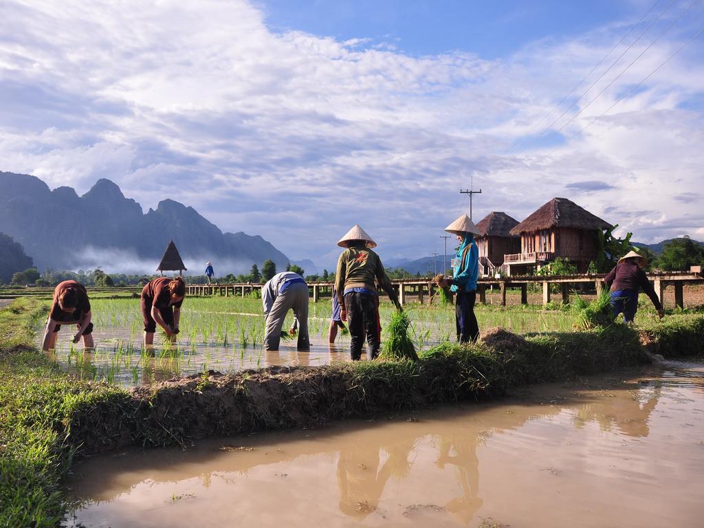 Viengtara Vangvieng Resort Vang Vieng Buitenkant foto