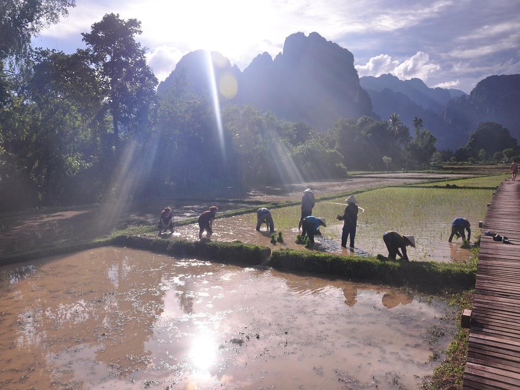 Viengtara Vangvieng Resort Vang Vieng Buitenkant foto