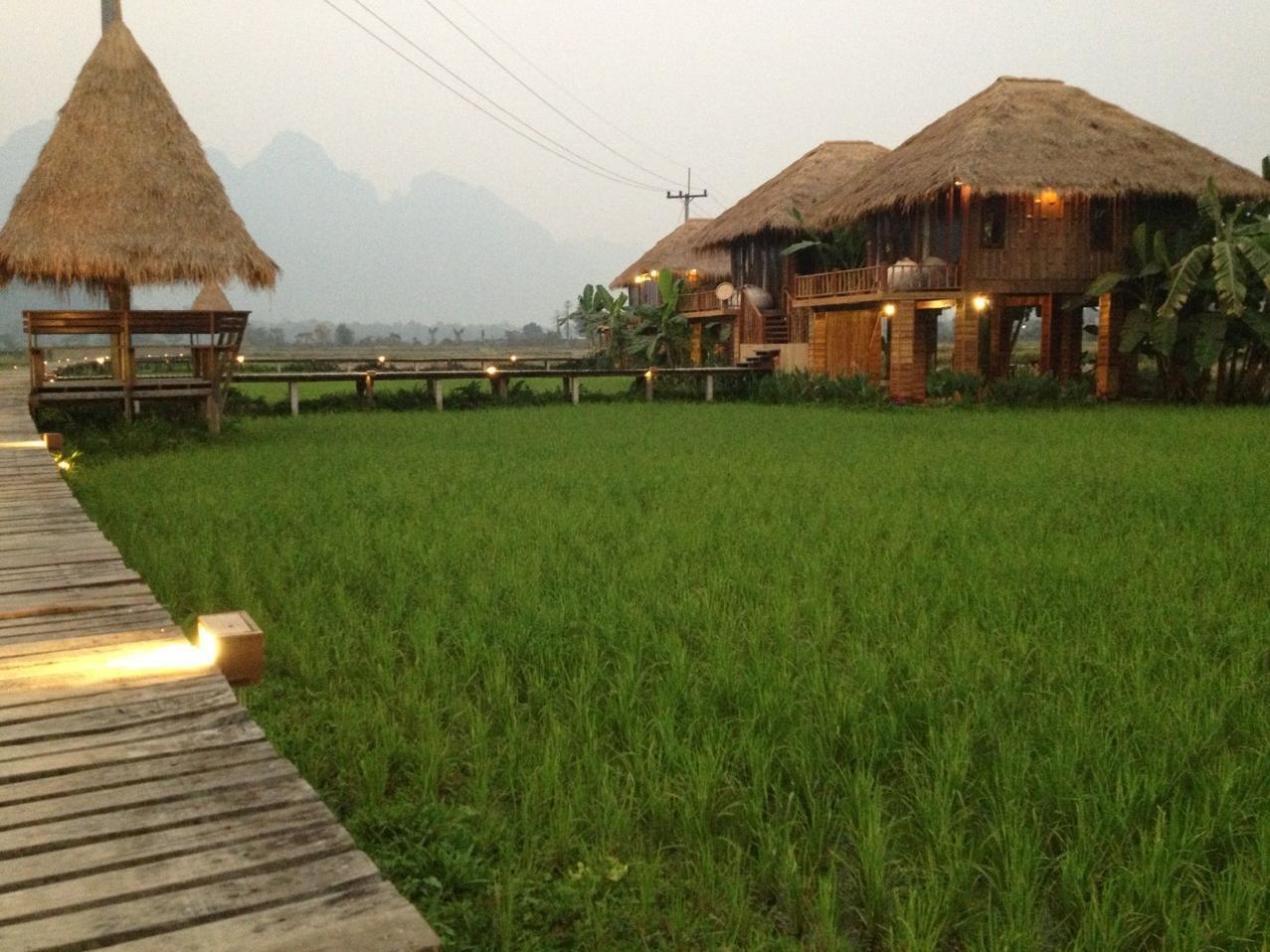 Viengtara Vangvieng Resort Vang Vieng Buitenkant foto